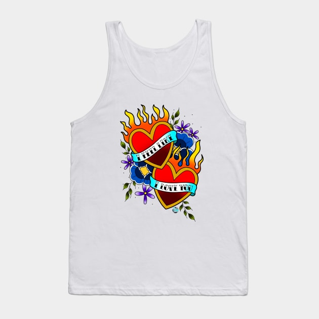 Wildfire Tank Top by ColorMix Studios